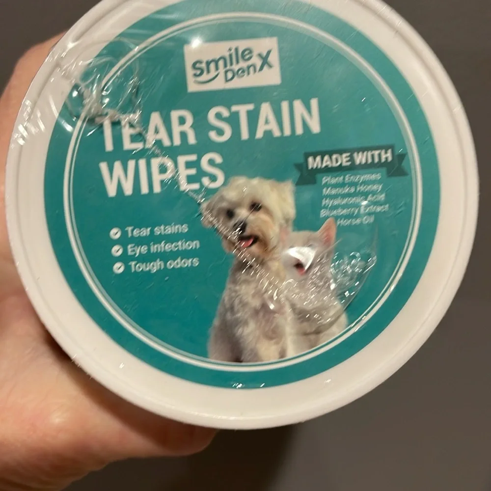 Smile DenX Tear Stain Wipes for Pets